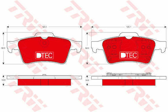 Trw Gdb1469dte Disc Brake Pad Set