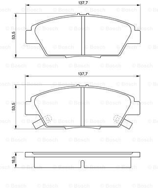 Bosch Disc Brake Pad Set 0 986 424 289