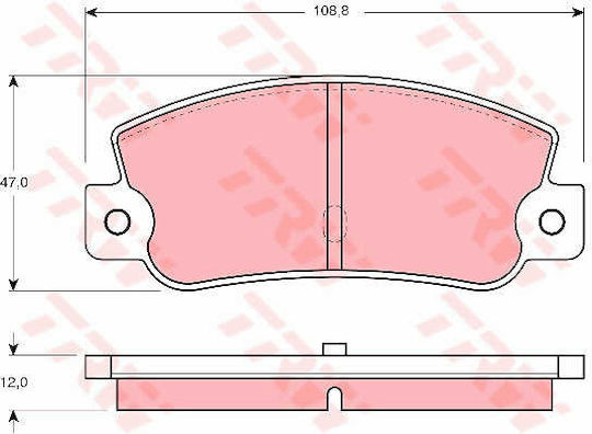 Trw Gdb360 Disc Brake Pad Set