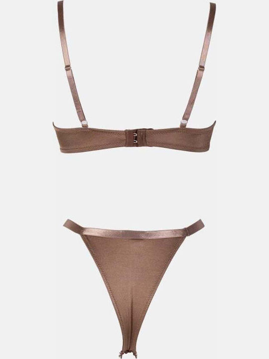 Decoro Women's Underwear Set with Slip