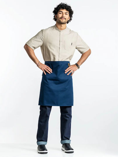 Chaud Devant Catering-Schürze Ganzkörper für Kellner Blaue