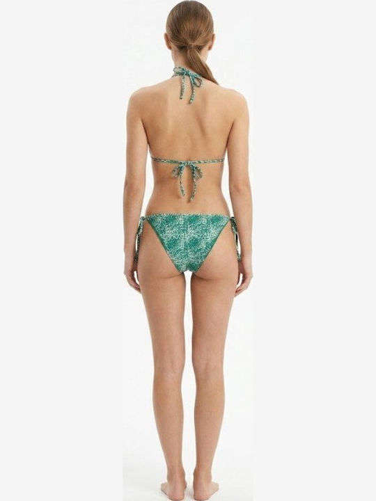 Set Bikini Animal Print Verde Smarald