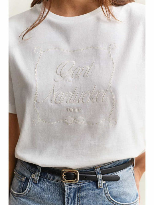 Γυναικεία Μπλούζα Βαμβακερή Off White
