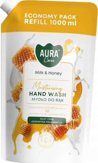 Aura Greca Refill Bubble Bath with Honey for Nourishing 1000ml