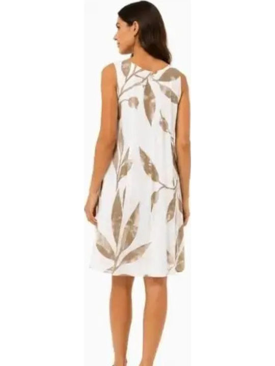 Summer Shirt Dress White