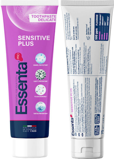Essenta Pro Οδοντόκρεμα για Τερηδόνα , Πλάκα & Ευαίσθητα Δόντια 75ml