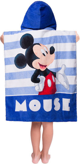 Детско Пончо Памучно Кадифено Mickey 320gsm