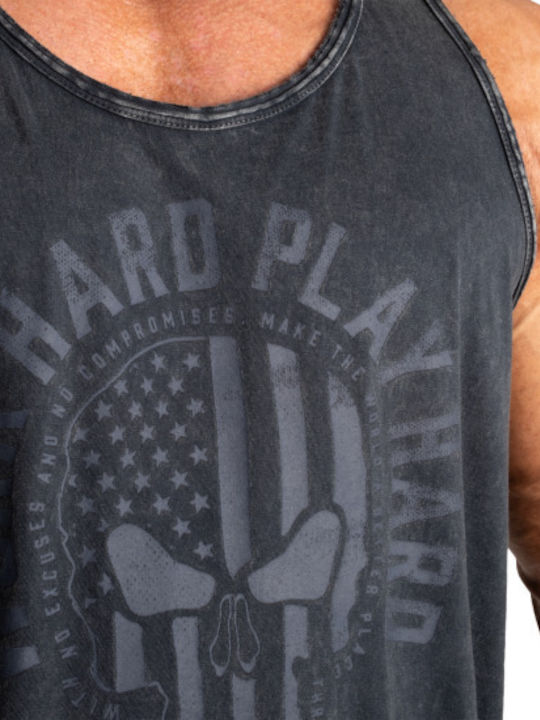 Herrenblusen Washed Schwarz