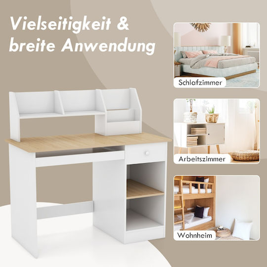 Kids Desk White 90x45x90cm