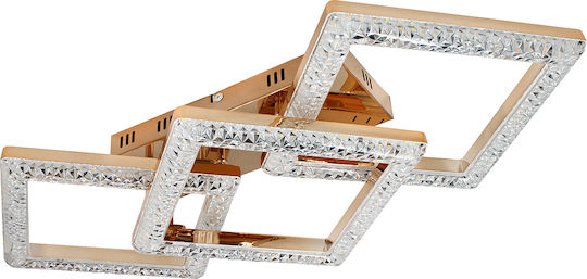 Keskor Keskor Deckenleuchte 75cm Gold mit Integrierte LED