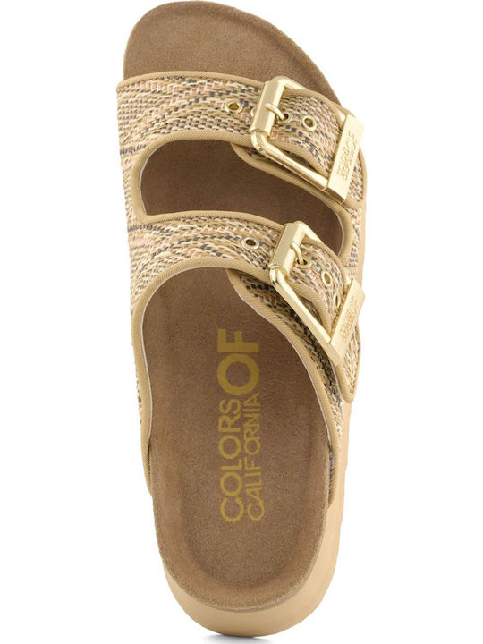 Women's Flat Sandals Beige