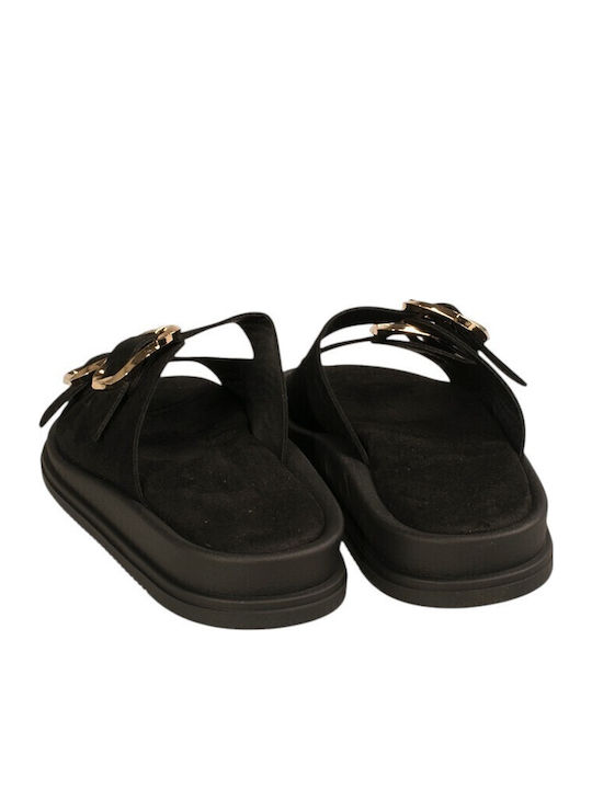 Women's Flat Sandals Black