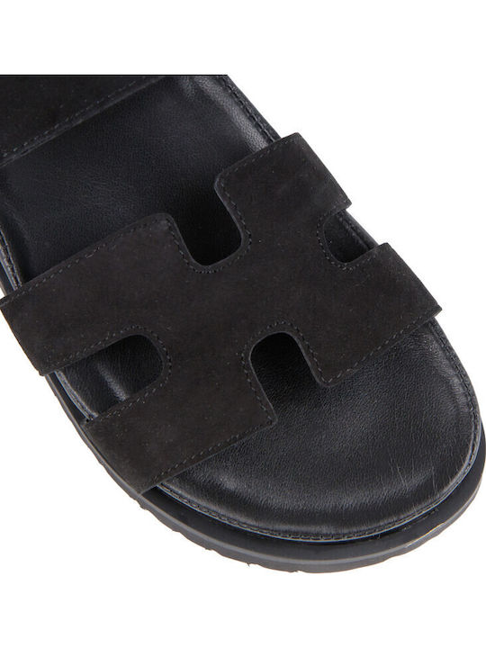 Women's Flat Sandals Flatforms Black