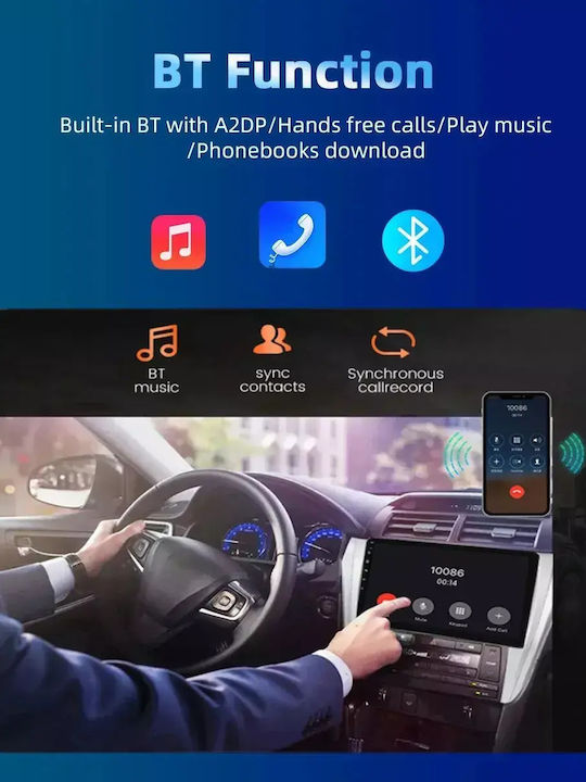 Car Audio System for Mitsubishi Space Star 2013-2020 Bluetooth USB WiFi GPS Apple CarPlay Android Auto with 9" Touch Screen
