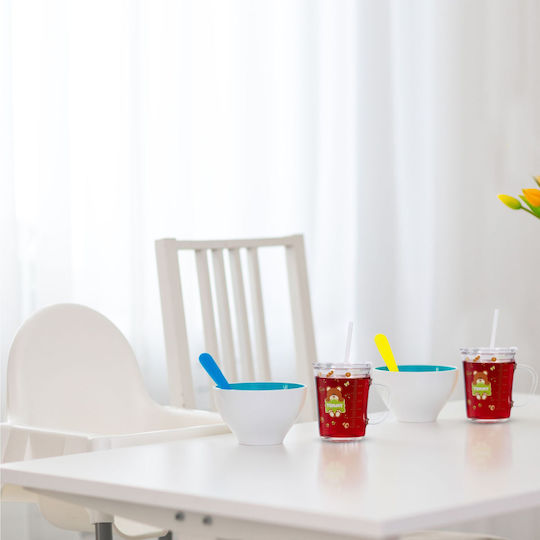 Relaxdays Kinderbecher aus Braun Kunststoff