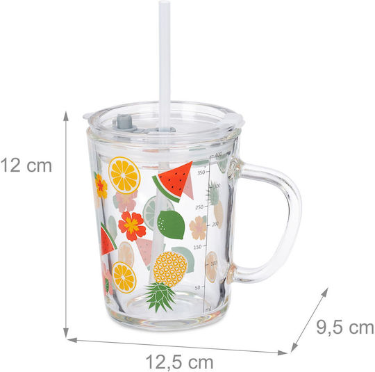 Relaxdays Kinderbecher aus Kunststoff Orange