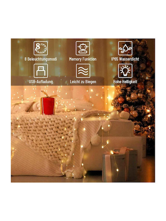LED Lights 10m Warm White USB String