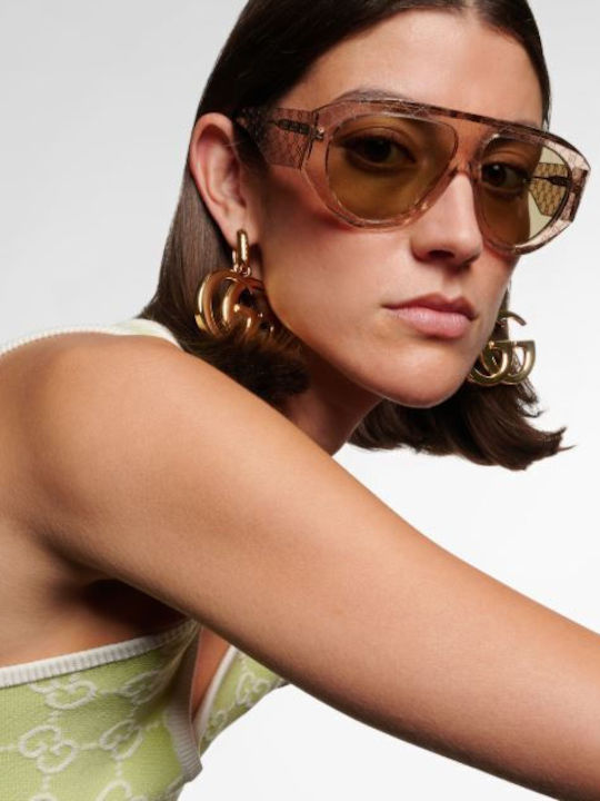 Gucci Γυαλιά Ηλίου με Κοκκάλινο Σκελετό Gucci Γυαλιά Ηλίου με Κοκκάλινο Σκελετό