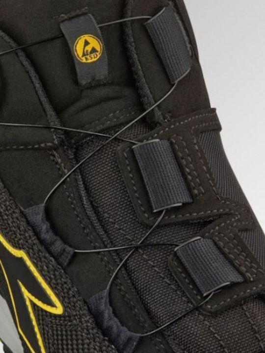 Utility Diadora Glove Mds Safety Boot Black S3S with ESD FO HRO SR Certification