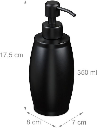 Relaxdays Dispenser Din Oțel Inoxidabil Gri 350ml