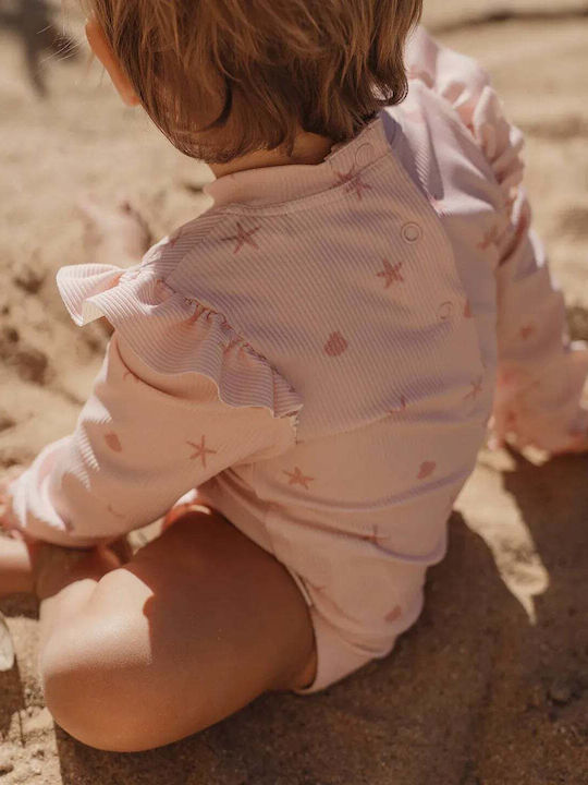 Little Dutch Kinder Badebekleidung Einteilig Mit Langen Ärmeln Dreamy Seashells