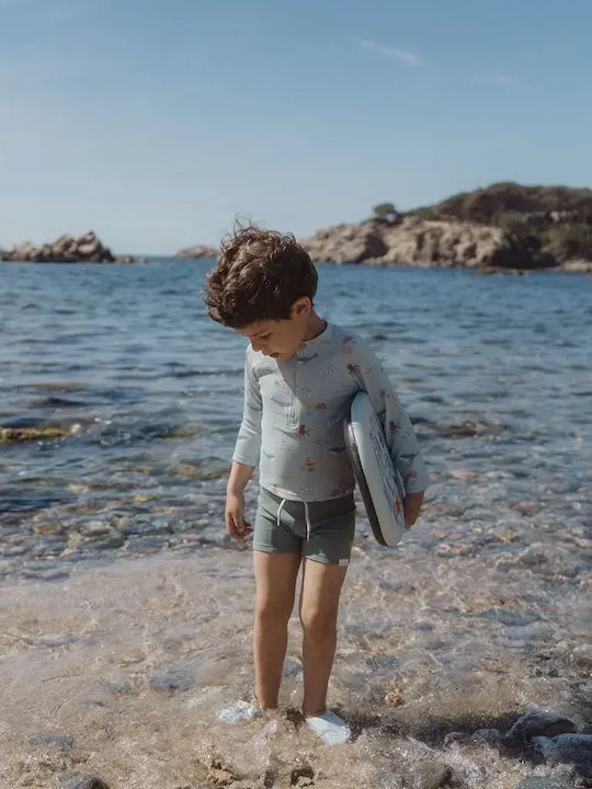 Little Dutch Παιδικό Μαγιό Μπλούζα με Μακρύ Μανίκι Ocean Friends