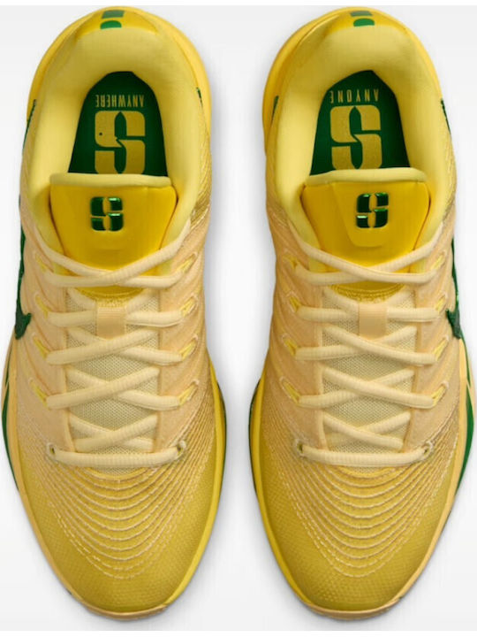 Sabrina 3 Oregon Low Basketball Shoes Yellow Strike Pale Yellow Apple Green