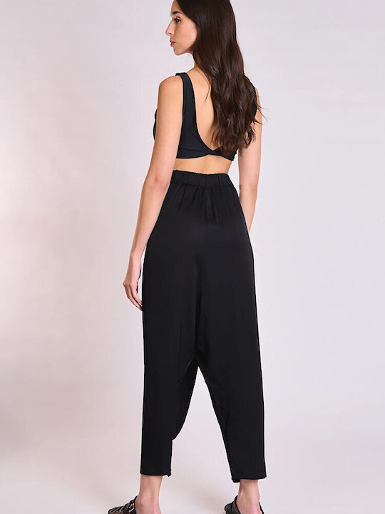 Pants Γυναικείο Υφασμάτινο Παντελόνι Μαύρο