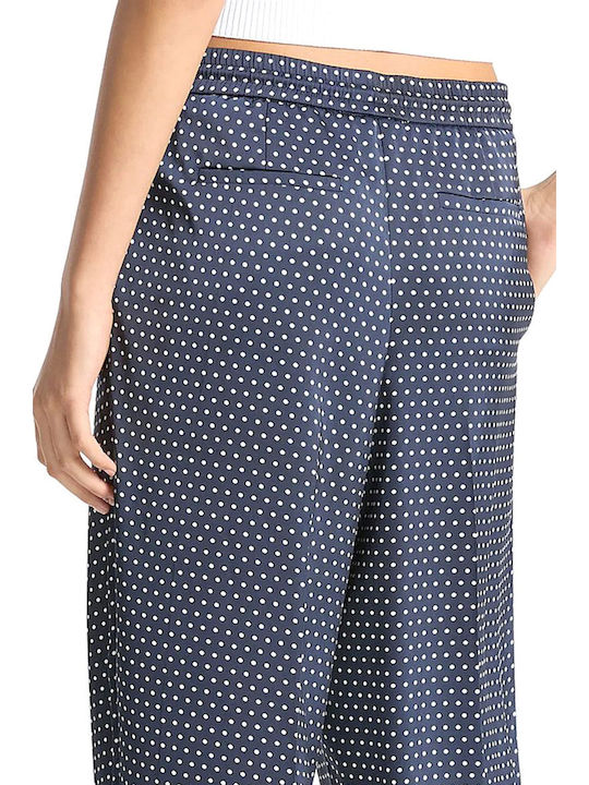 Women's Pantaloons with Elastic Navy Blue