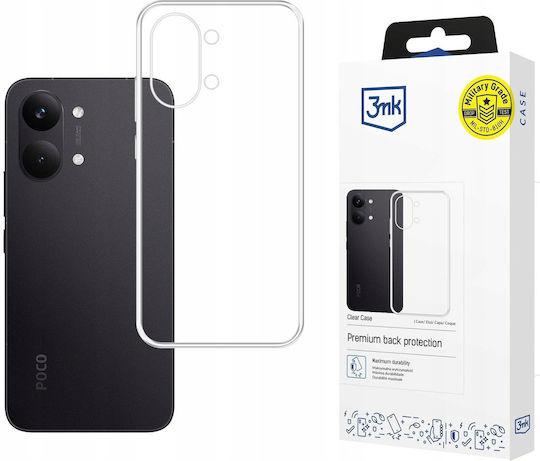 3MK Klare Rückseitencover Kunststoff / Silikon Transparent (Poco X8 Pro Max)