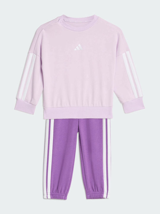 adidas Kids Set with Purple Pants 2 Pieces