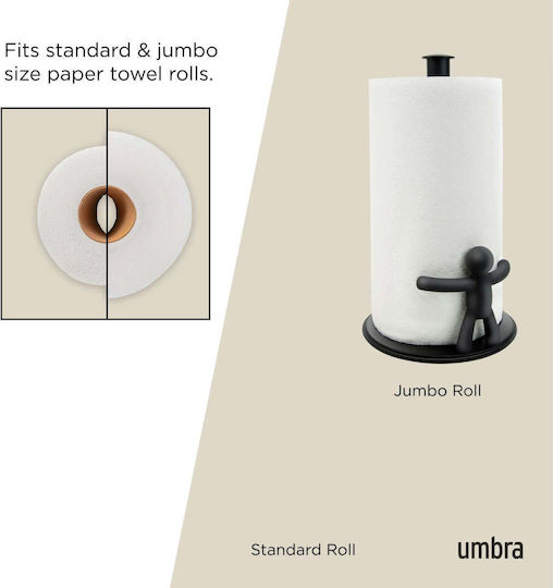 Umbra Buddy Поставка за Кухненска Хартия Метална Черна 18.5cm 24-01-04-06