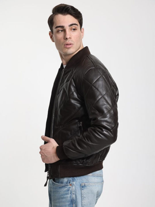 Leather Jacket Brown