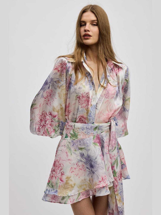 Mini Φούστα Floral Πολύχρωμη