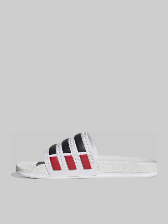 Adilette Ανδρικές Σαγιονάρες Λευκές