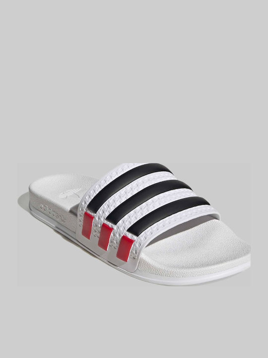 Adilette Ανδρικές Σαγιονάρες Λευκές