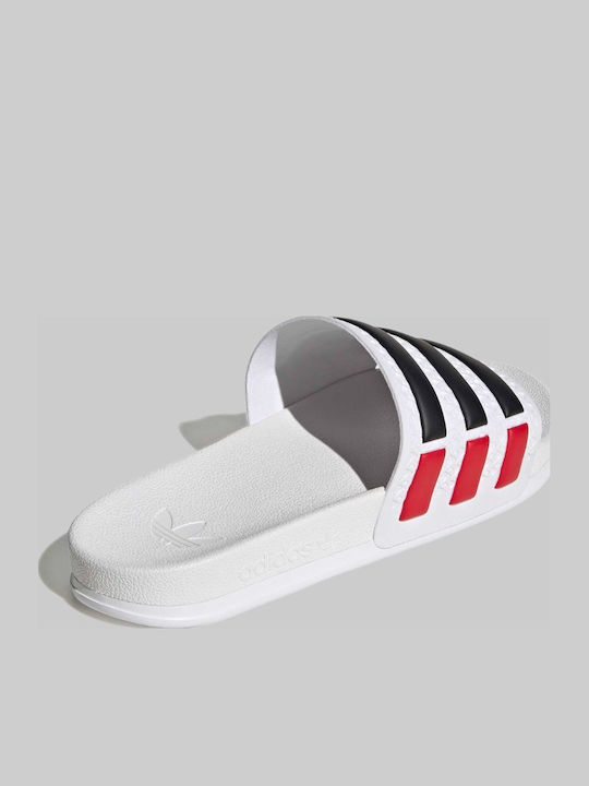 Adilette Ανδρικές Σαγιονάρες Λευκές