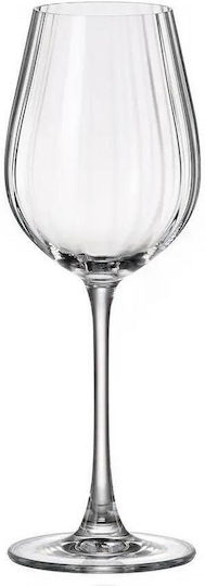 Crystal Bohemia Σετ Ποτήρια για Λευκό και Κόκκινο Κρασί από Κρύσταλλο Κολωνάτα 580ml COLUMBICOPTIC72 72τμχ