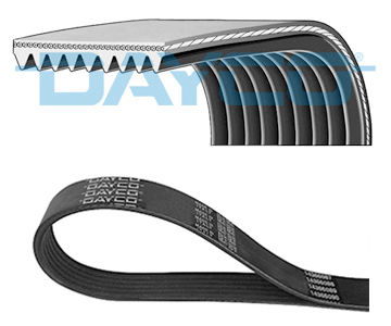 Dayco Ribbed Transmission Belt 9pk2325hd