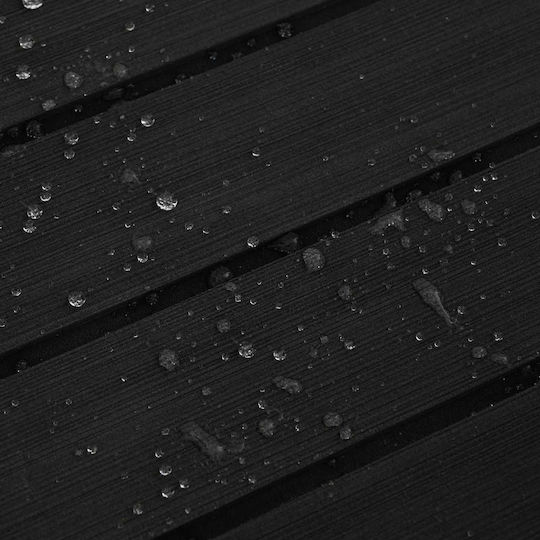 Boat Mat Striped Dark Gray Black 240 x 90 cm Eva 42046768 Dark Gray