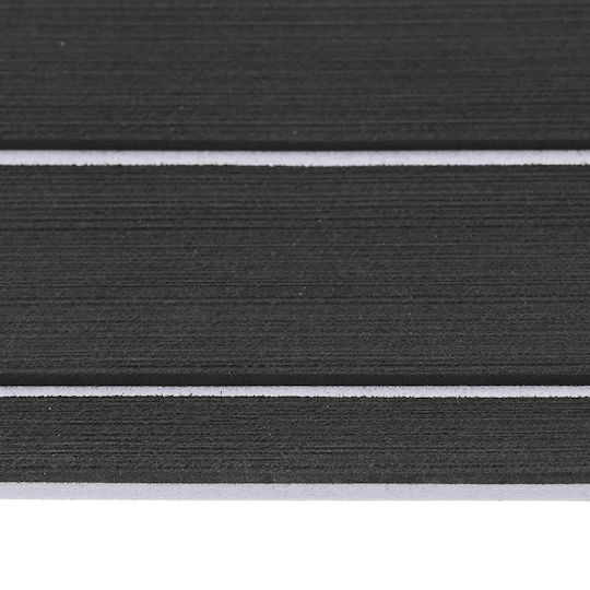 Boat Mat Striped Dark Gray White 240 x 90 cm Eva 42046771 Dark Gray