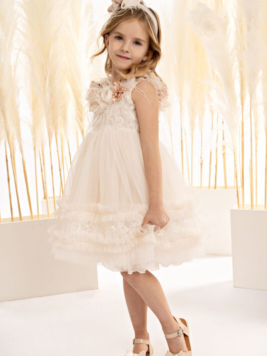 Baby Bloom Rosa Taufkleid für Mädchen