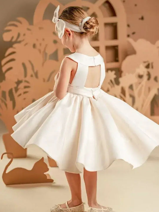 Baby Bloom Πορτοκαλί Φόρεμα Βάπτισης