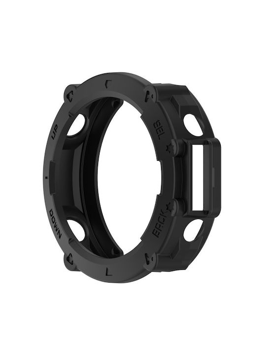 Hollow Armor Silicone Case in Black Colour for Amazfit T-Rex Ultra