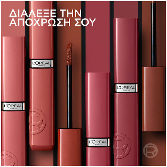 L'Oreal Paris Infailible Le Laque Resistance Nudes Liquid Lipstick 213 Smoked Rose 4.3ml