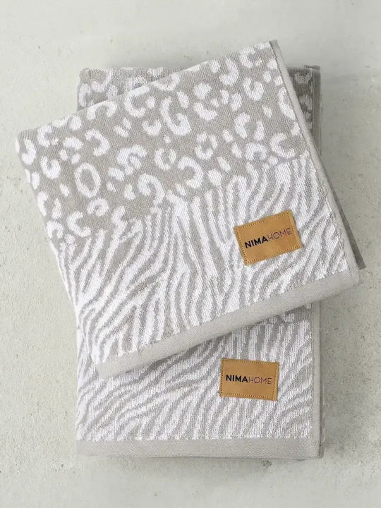 Nima Face Towel Safari 50x90cm Safari Weight 480gr/m²