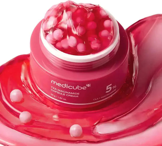 Medicube Txa Niacinamide Capsule Face Cream for Moisturizing, Restoring & Blemishes with Hyaluronic Acid & Niacinamide 55ml