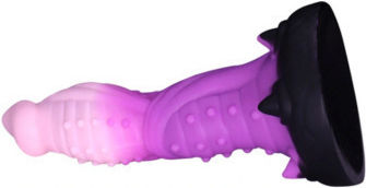 Galactic Cock Fantasy Liquid Silicone Dildo Suction Cup 20.5cm Multicolor