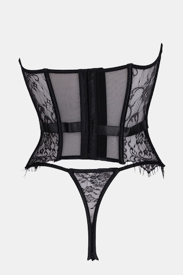 Lace Underwear Corset Black