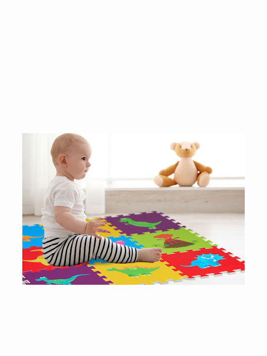 Relaxdays Interaktives Kinder-Bodenpuzzle 9 Teile